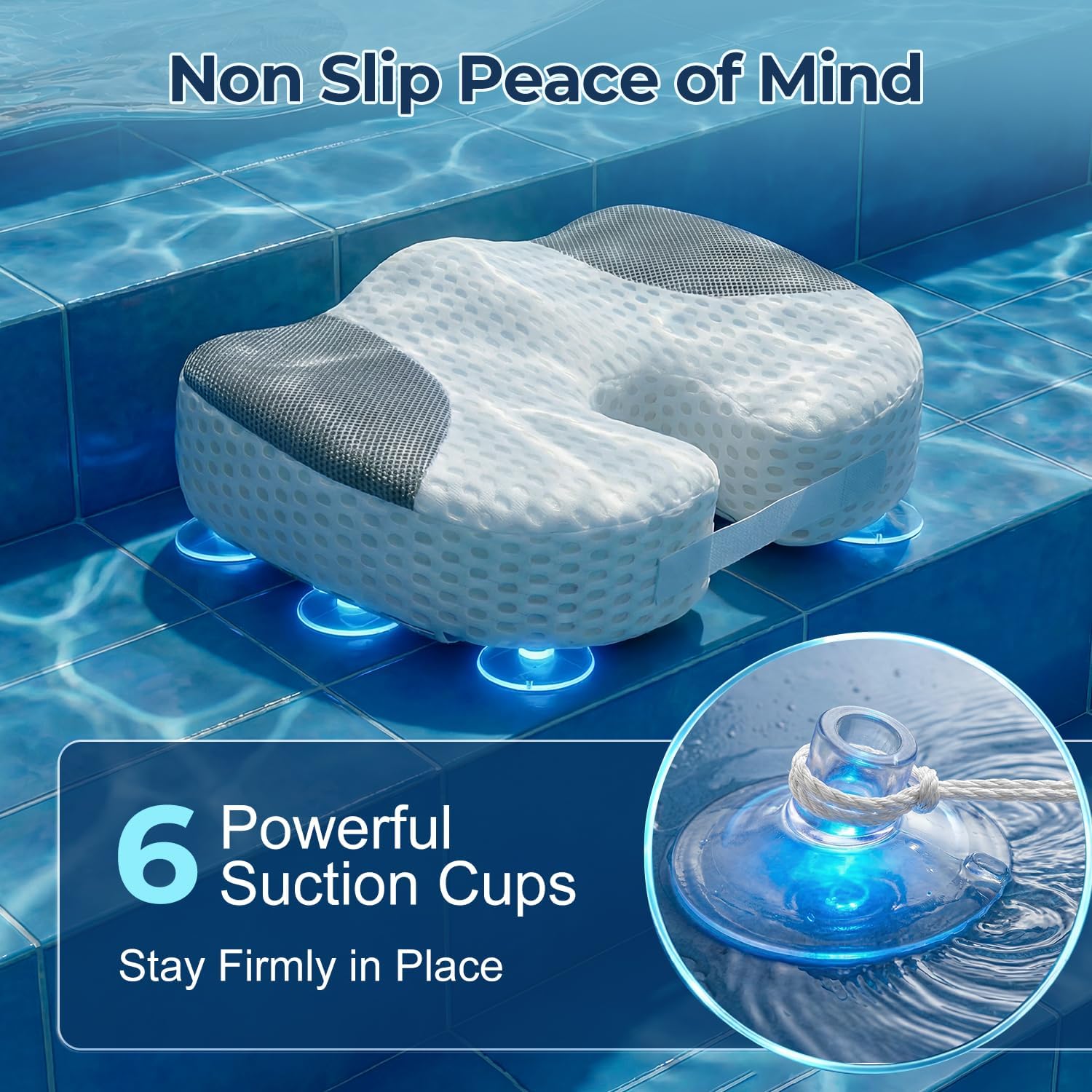 Thumbnail 3 de Idle Hippo Hot Tub Booster Seat, 4D Air Mesh