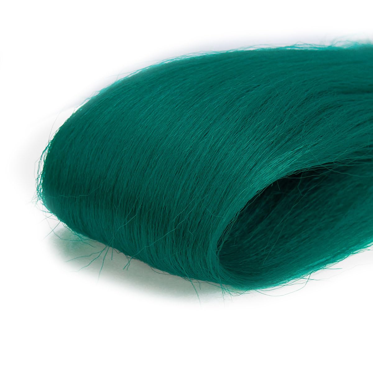 Detalle 2 de Aooffut Hunt Green Braiding Hair, 26-Inch Pre-Stretched Yaki Synthetic Extensions