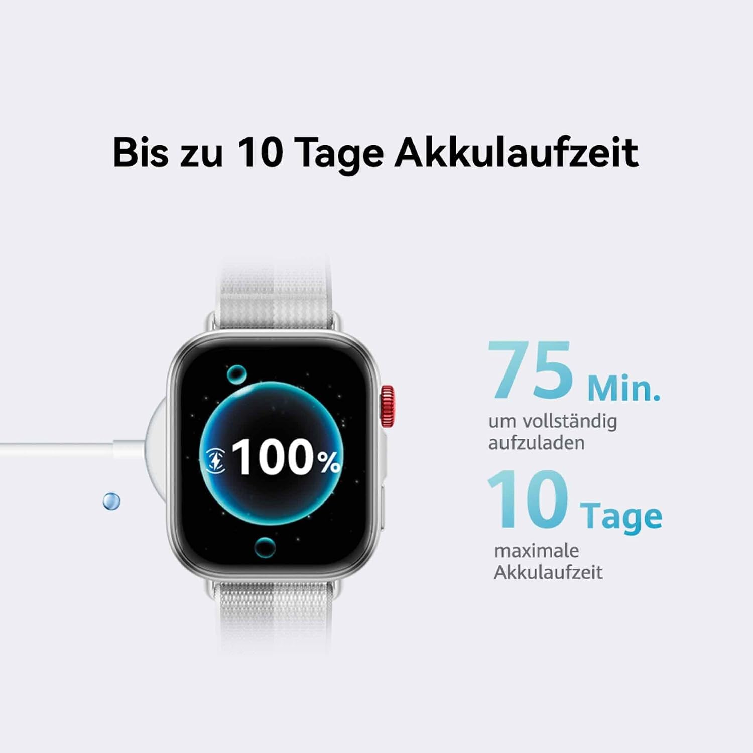 Detalle 2 de HUAWEI Watch FIT 4 Smartwatch für Sport & Gesundheit (5 ATM, bis zu 10 Tage Akku) – Schwarz