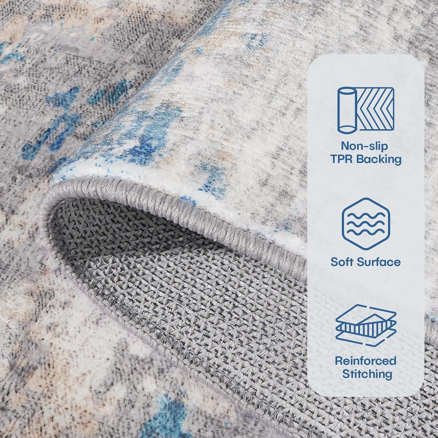 Detalle 1 de SOANNY Living Room Rug 200x290 cm low pile
