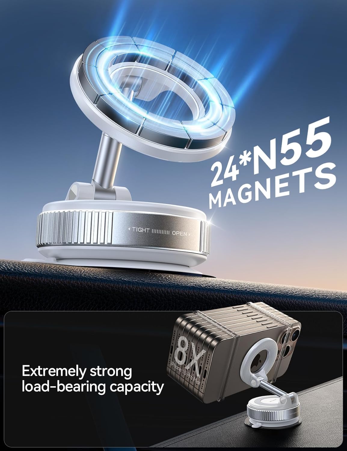 Thumbnail 4 de JOYROOM MagSafe suction mount 360°