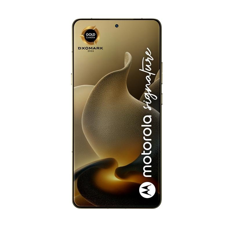 Thumbnail 1 de Motorola Signature 5G 16GB 512GB 6.78" Oro: lujo, potencia y resistencia en un smartphone premium