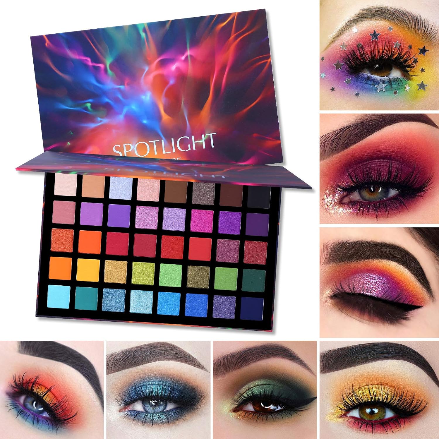 Detalle 2 de UCANBE Spotlight Lidschatten Palette 40 Farben