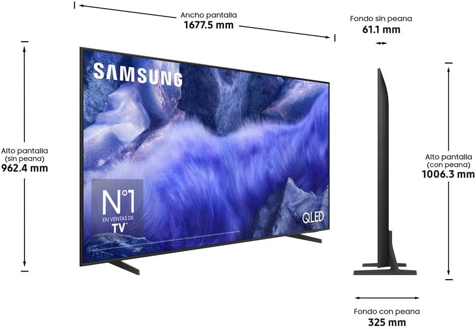 Thumbnail 9 de Samsung QE1F 75" QLED 4K Smart TV con AI y Color Vivo 🎥