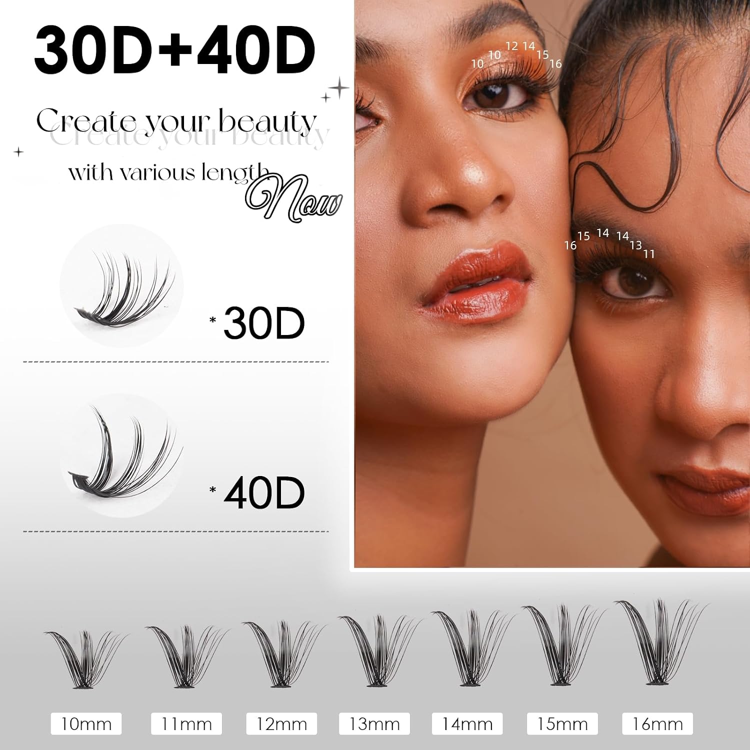 Thumbnail 2 de Lash Clusters DIY Extensions Kit 320pcs