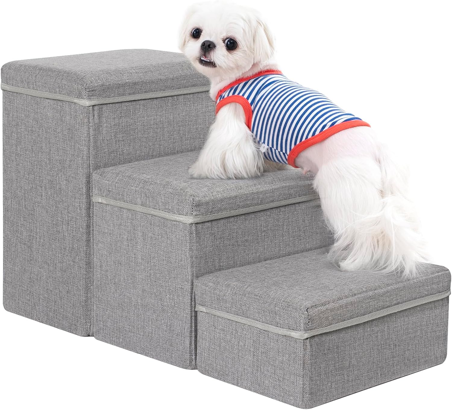 Detalle de Uross Dog Stairs 3-step with storage