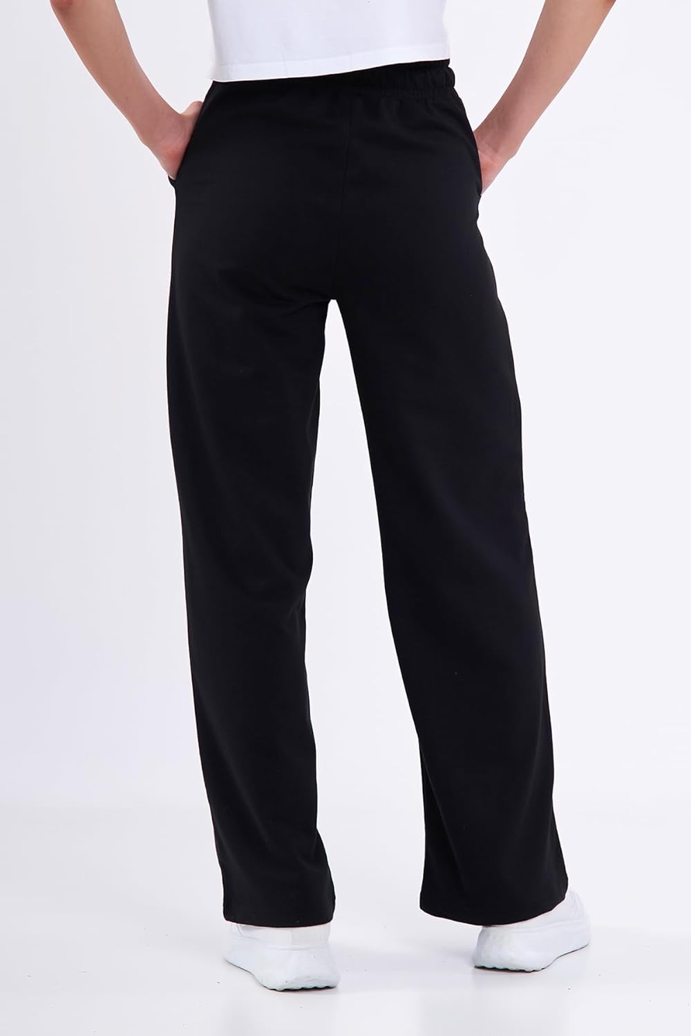 Thumbnail 3 de Comeor Women’s Jogging Bottoms – lightweight breathable cotton straight-leg joggers with elastic drawstring waist