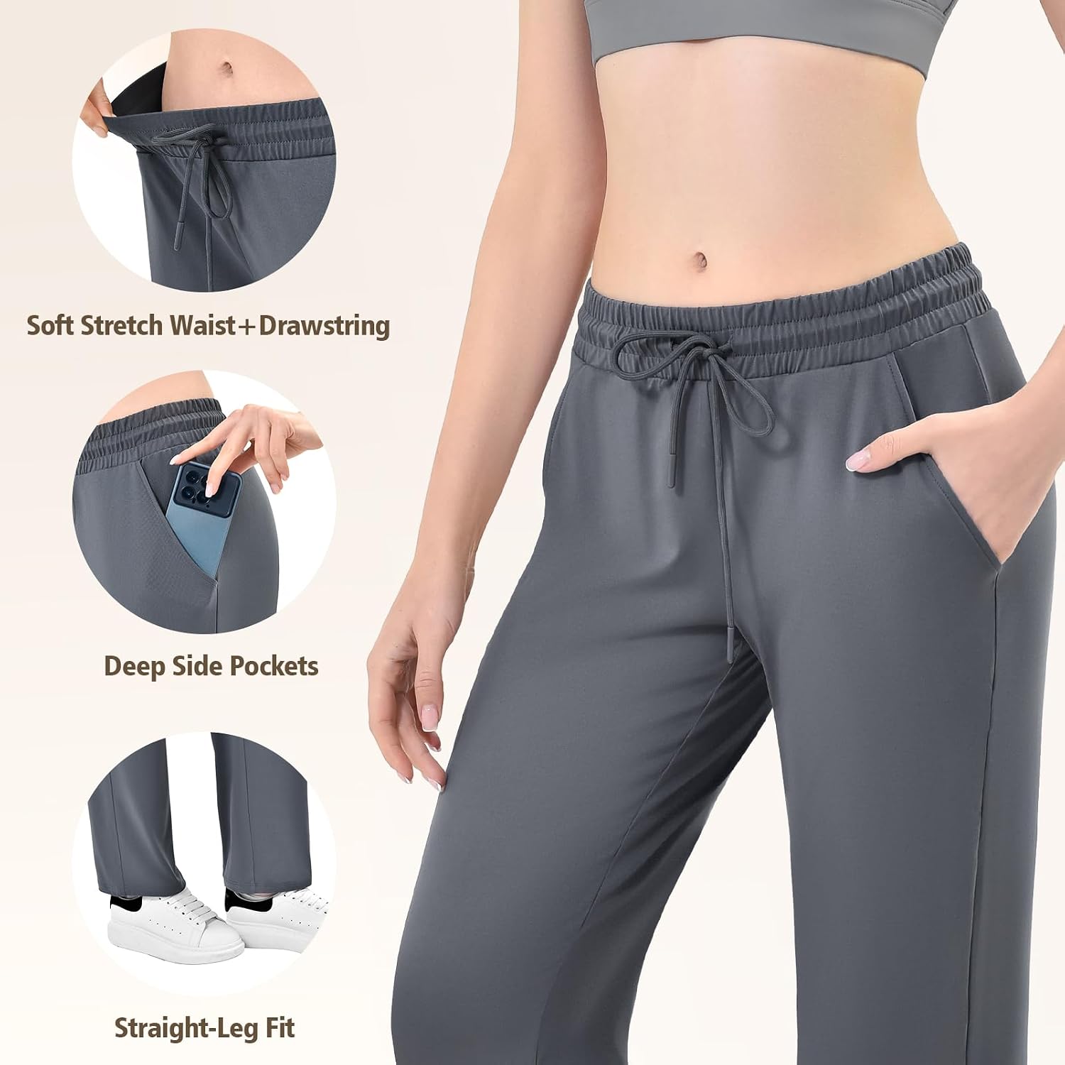 Detalle 2 de Walifrey Women's Wide-Leg Sweatpants