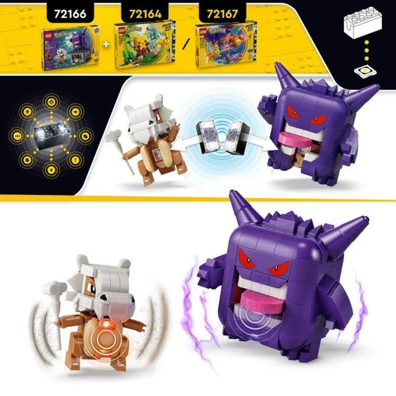Detalle de LEGO Pokémon SMART Play Enfrentamiento Tenebroso 72166 – 782 piezas