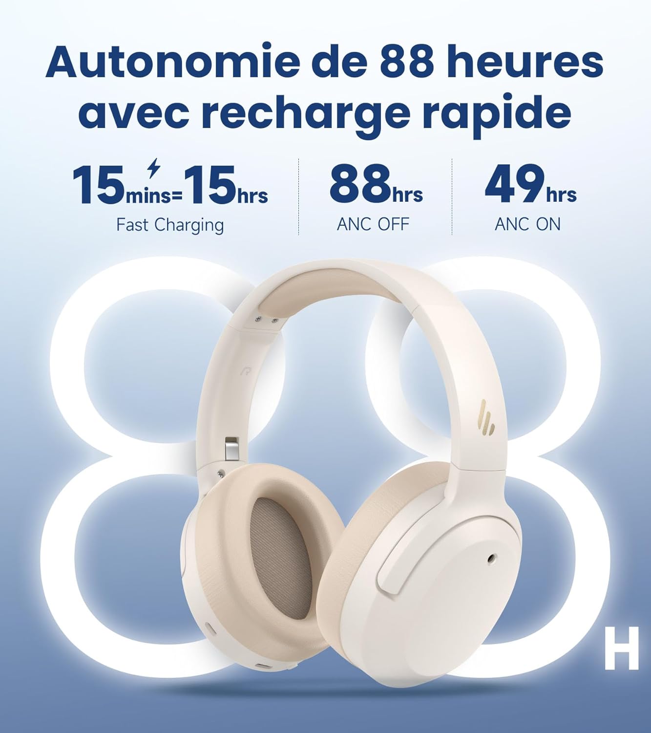 Thumbnail 4 de Edifier W820NB Plus Gen 2 Casque ANC 88h