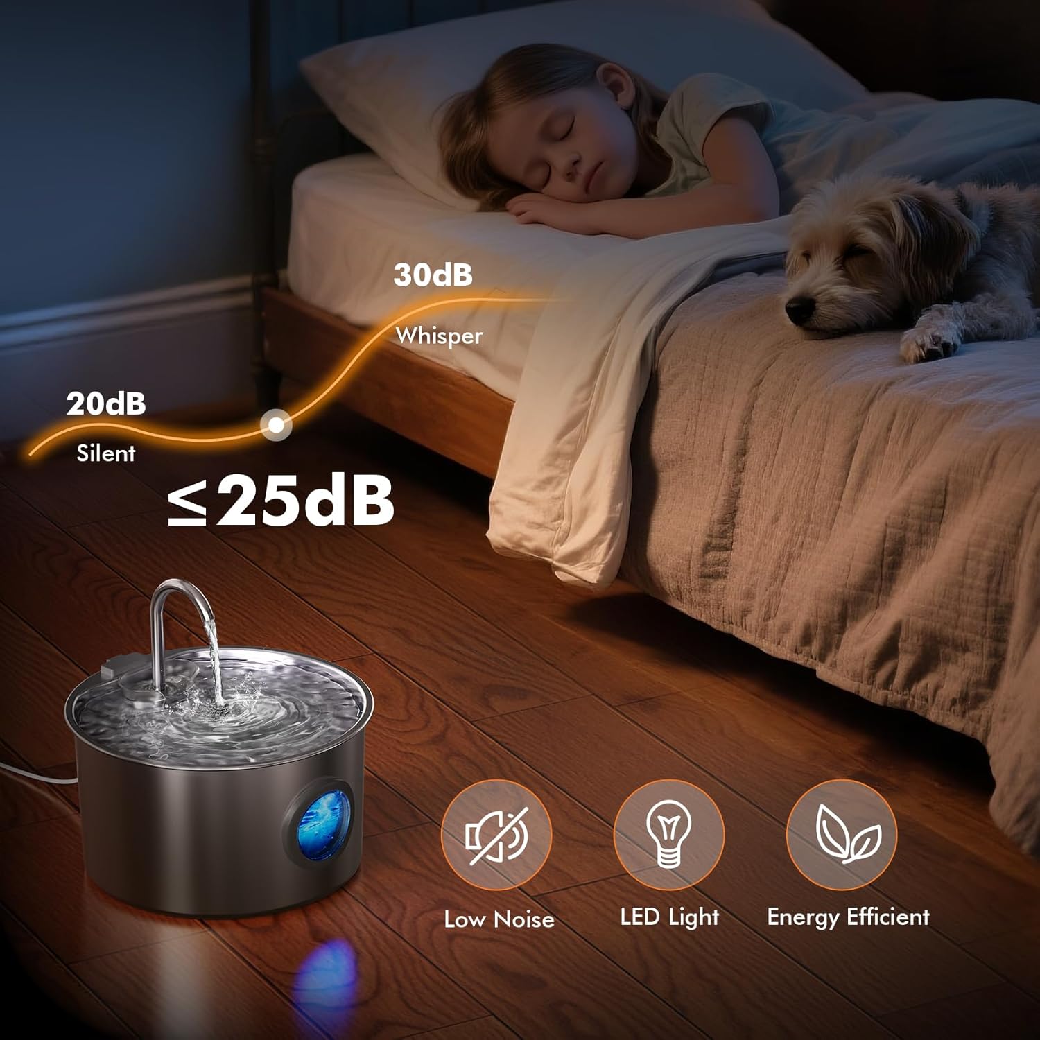 Thumbnail 5 de Cat Water Fountain 3.2L Stainless Steel