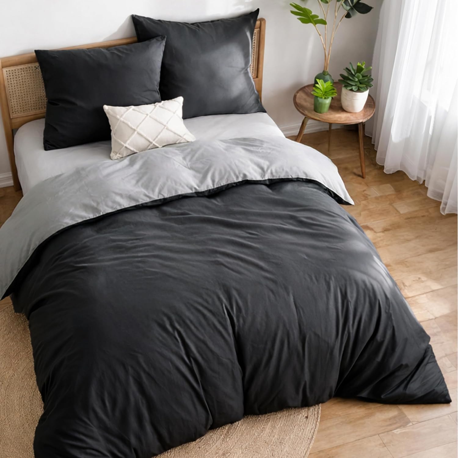 Detalle de Dreamzie Housse de Couette 240 x 260 Coton percale