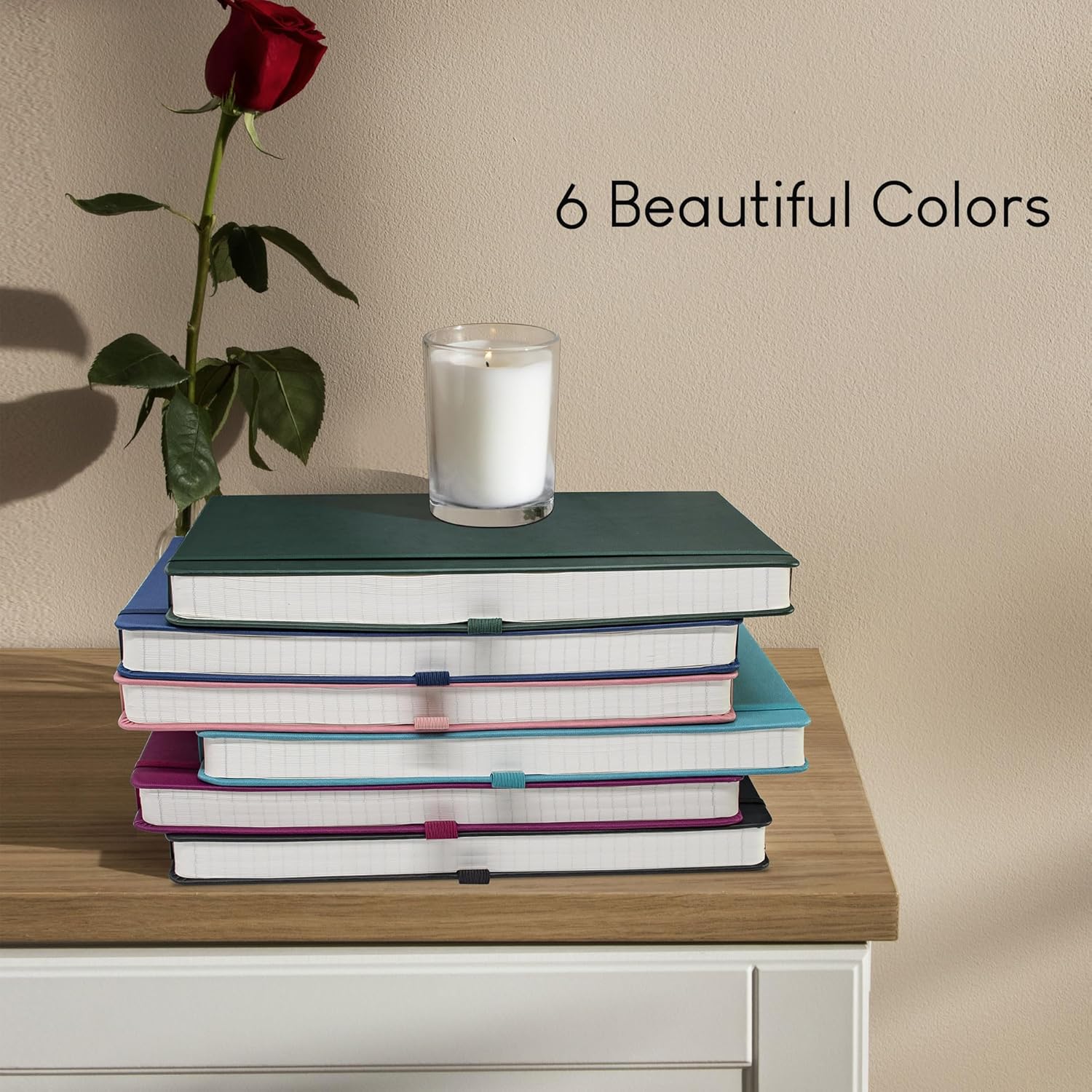 Thumbnail 5 de STATIONERY ISLAND Carnet ligné A4 à couverture rigide (320 pages) – Myrtille