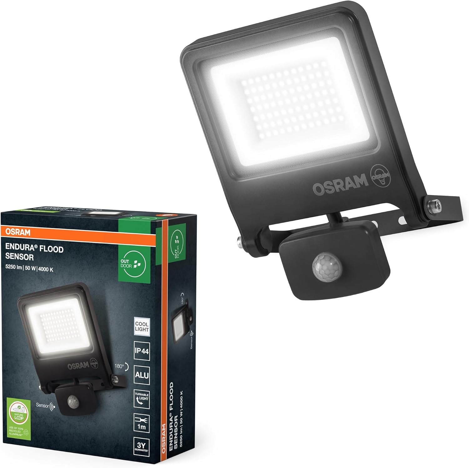 Thumbnail 4 de OSRAM ENDURA Flood Sensor Cool White PCR