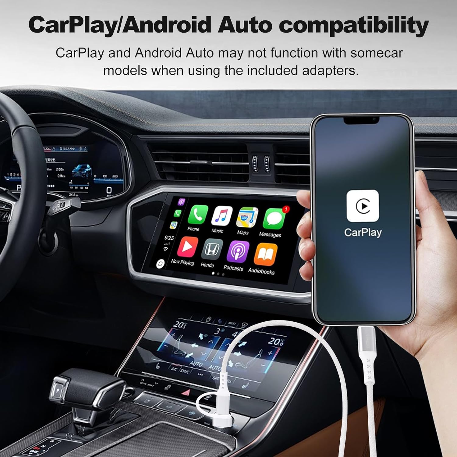 Thumbnail 1 de Unillous 4-in-1 USB-C charger cable (1.2m, up to 60W) for Phone 17/16/15 Pro Max and more