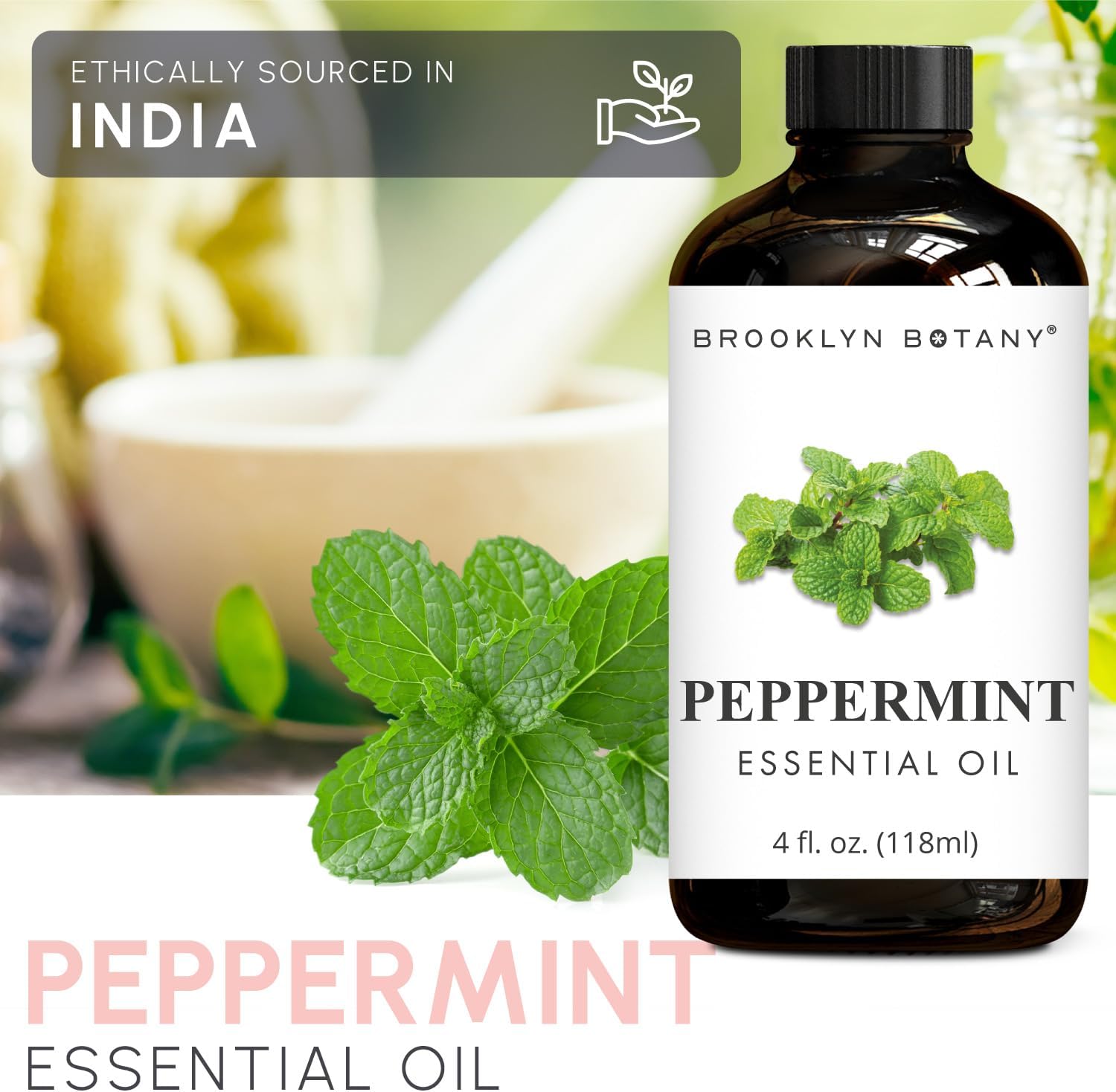 Detalle 2 de Brooklyn Botany Peppermint Oil 4 oz essential