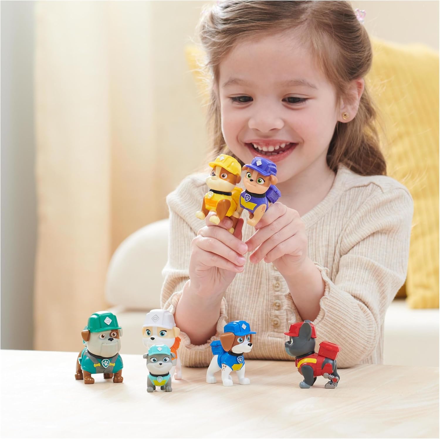 Thumbnail 6 de Rubble & Crew Spielfiguren-Geschenkset: 7 detailgetreue Hundefiguren zum Sammeln (ab 3 Jahren)