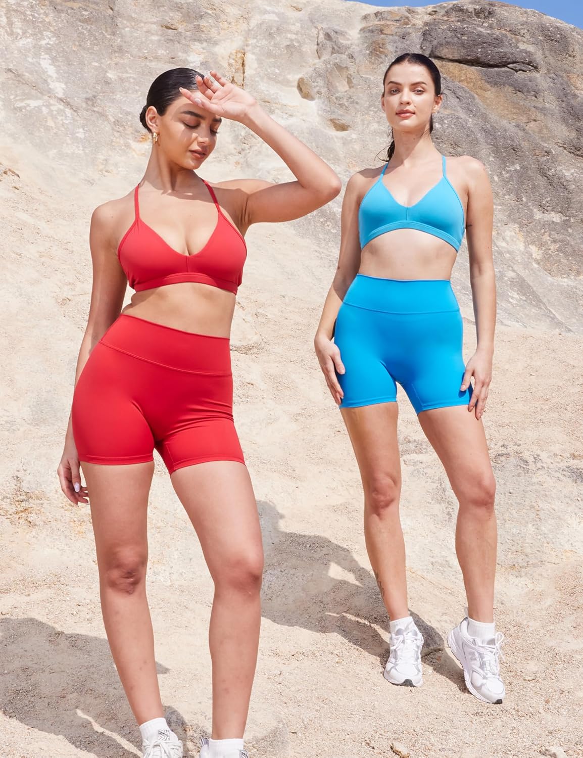 Thumbnail 4 de YEOREO Women's Biker Shorts: High-Waist, Tummy Control, Hidden Scrunch - 3.6" / 4.5" / 6" Inseam