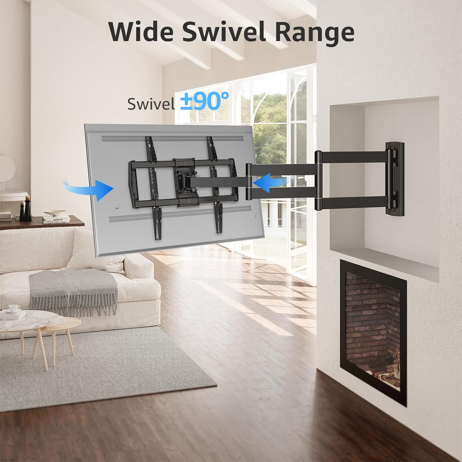 Thumbnail 5 de MOUNTUP MU0047-L 37.9" Long Arm TV Wall Mount