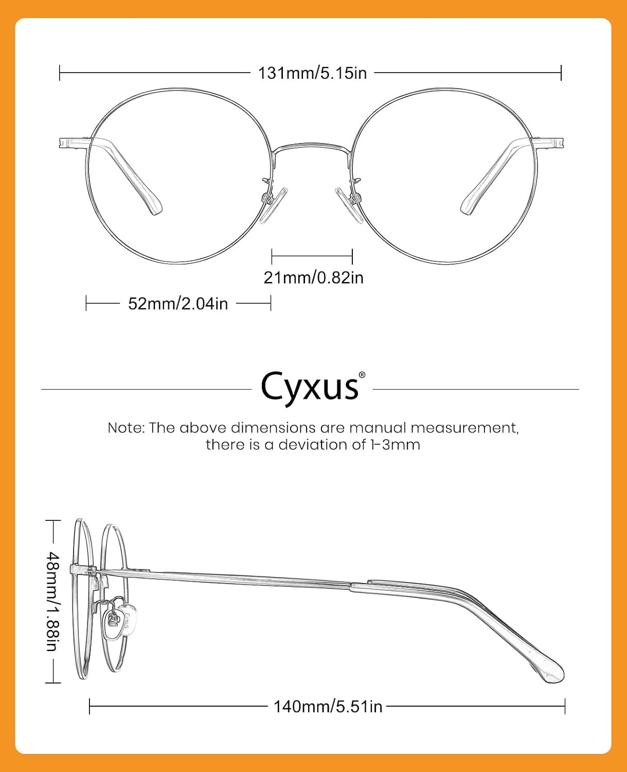 Thumbnail 3 de Cyxus Blue Light Glasses, 8090