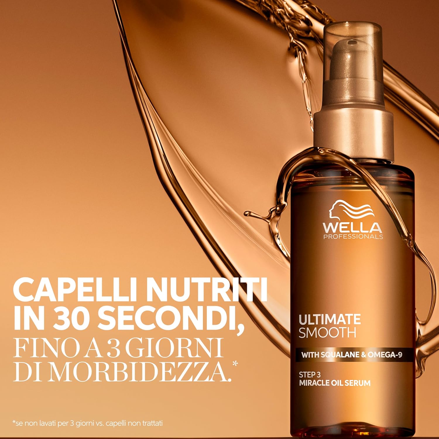 Thumbnail 1 de Wella Professionals Ultimate Smooth Miracle Oil Serum con squalano e Omega 9 (30 ml) anti-crespo