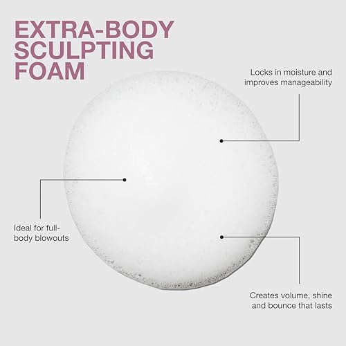 Detalle de Paul Mitchell Extra-Body Sculpting Foam: Fuller, Touchable Finish for Fine Hair (6.7 oz)