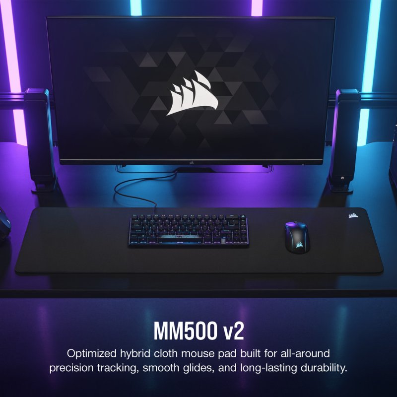 Thumbnail 3 de Corsair MM500 v2 Alfombrilla Gaming XL Negra