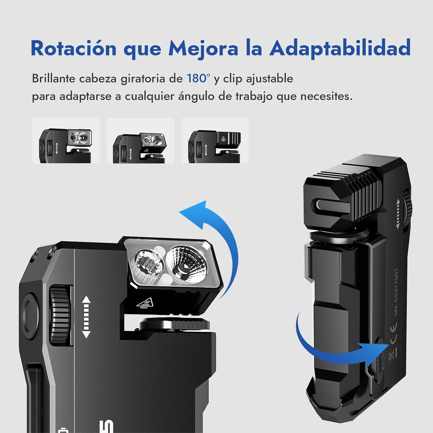 Thumbnail 5 de WUBEN G5 400 lúmenes linterna compacta