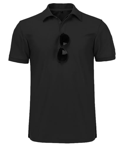 Thumbnail 3 de JACKETOWN manga corta polo deportivo para hombre de secado rápido y transpirable
