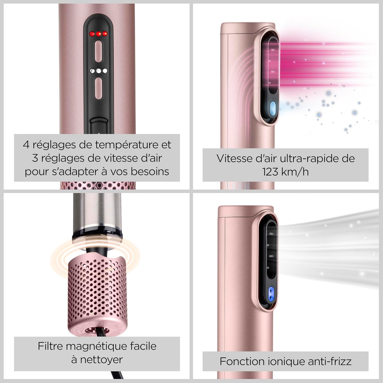 Thumbnail 6 de BaByliss Air Wand AS6556E, sèche-cheveux 4-en-1 avec diffuseur et vanity case offert