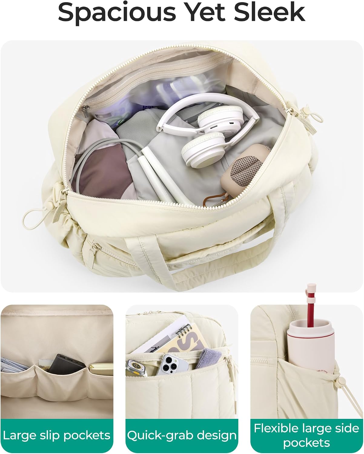 Thumbnail 3 de BAGSMART Womens Gym Bag 24L travel bag