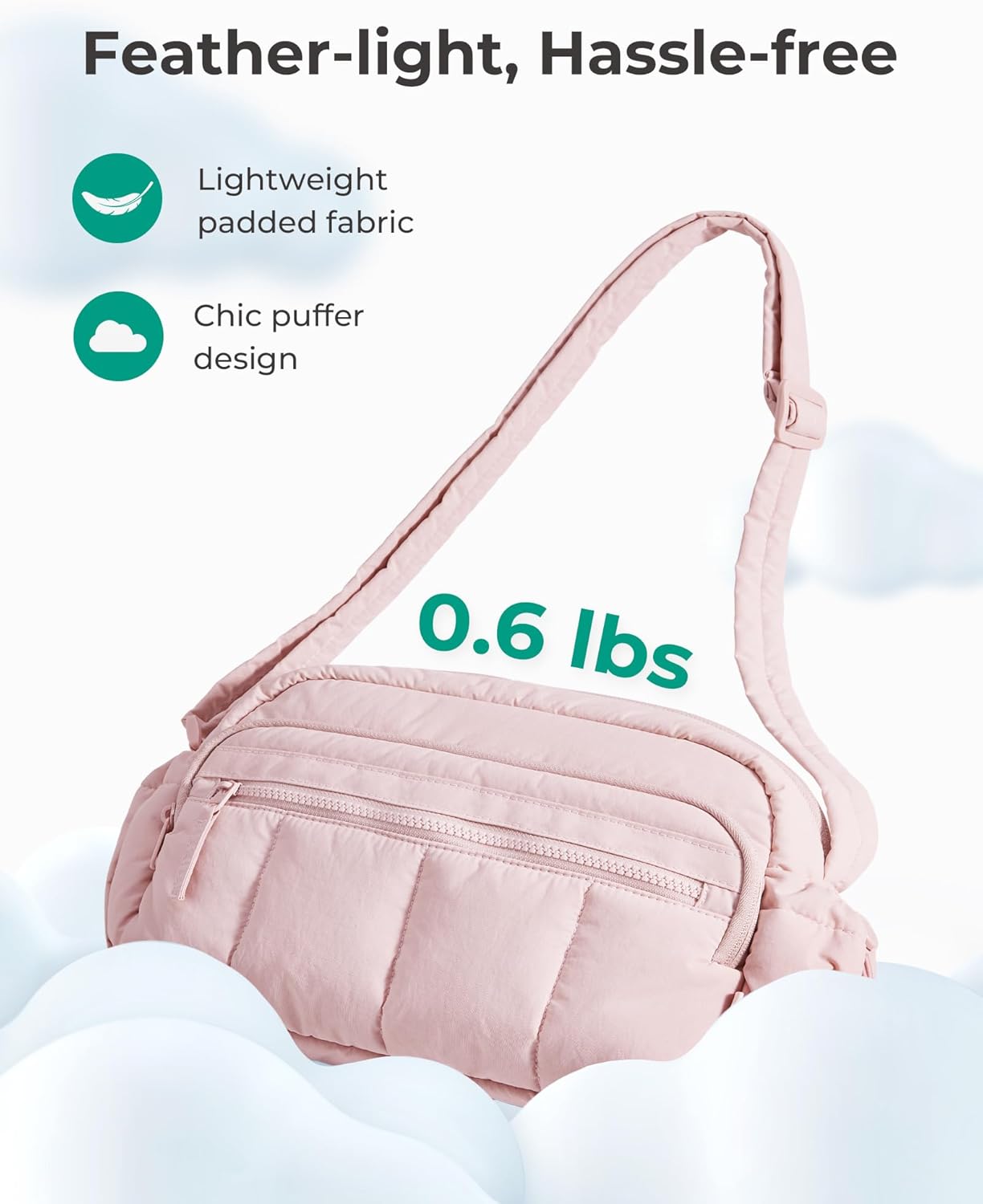 Thumbnail 5 de bagsmart Crossbody Bag for Women 0.6lb