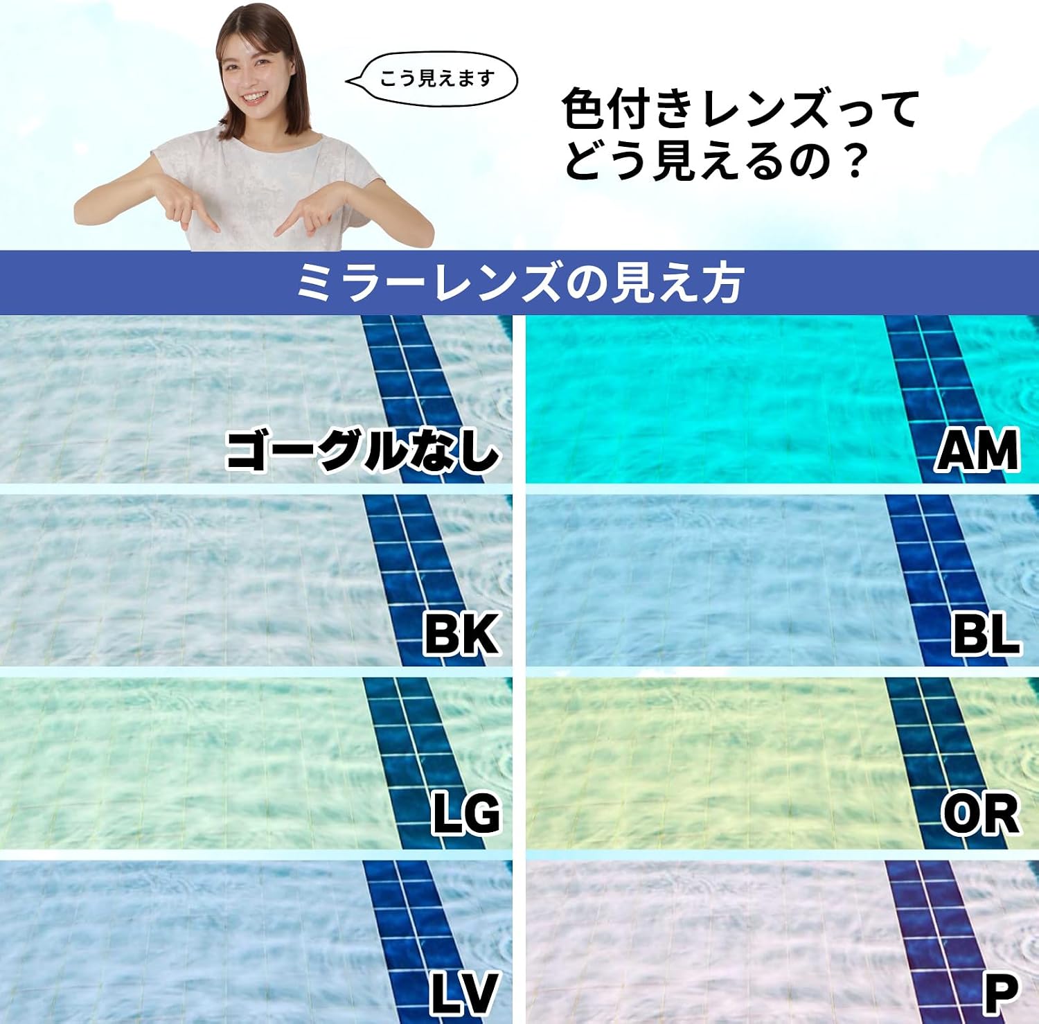 Thumbnail 6 de VIEW V710J 子ども用スイミングゴーグル 4〜9歳向け・抗菌クッション・UVカット・くもり止め