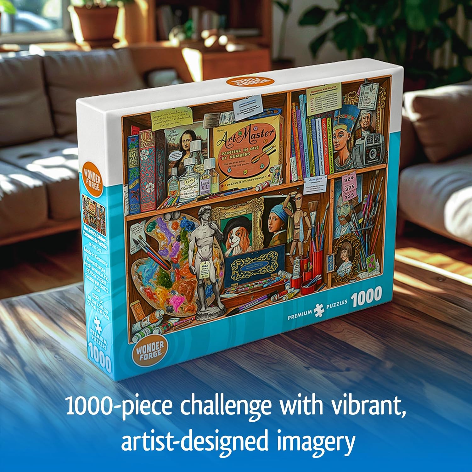 Detalle de Wonder Forge The Artist's Cabinet 1000-piece jigsaw 🧩
