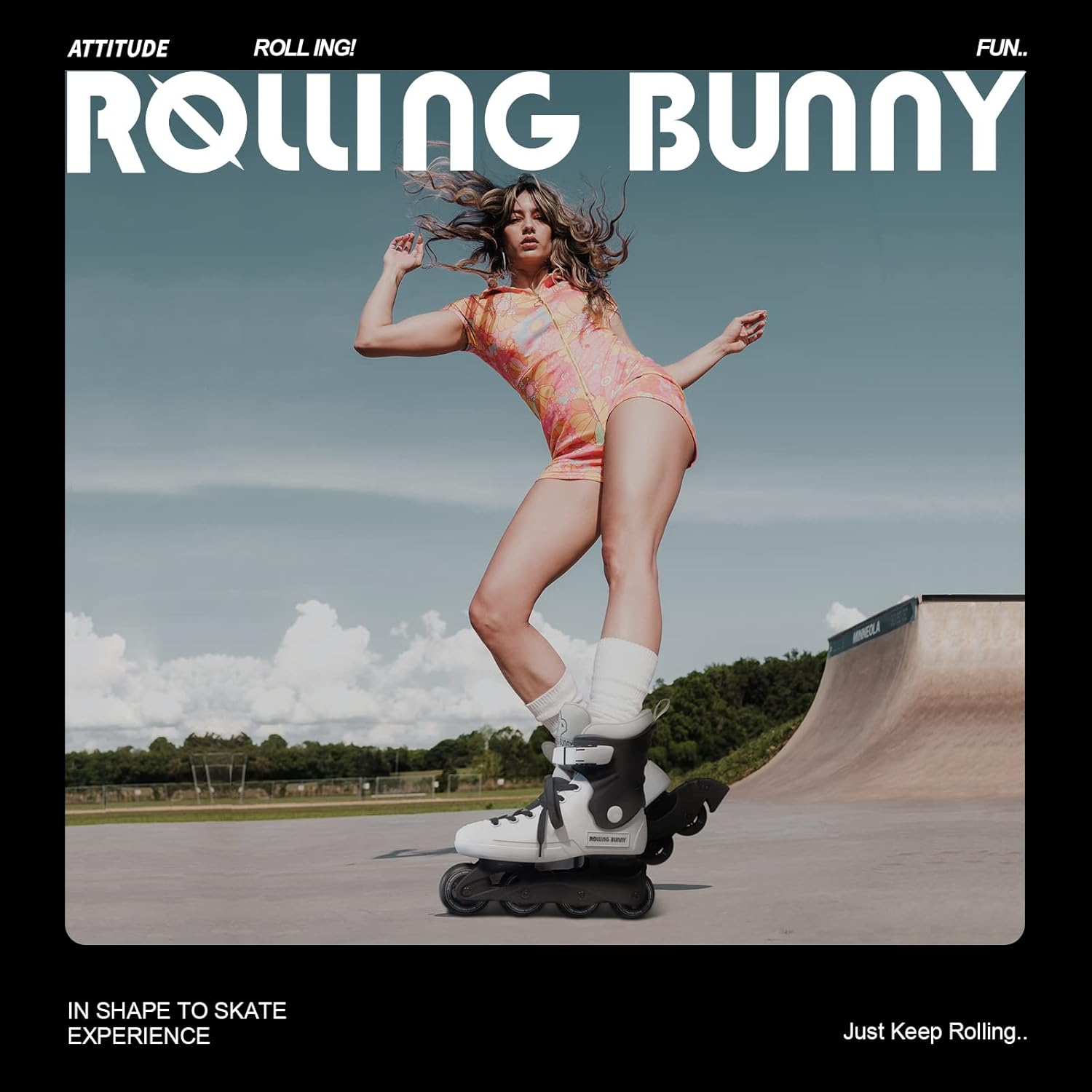 Thumbnail 4 de RollingBunny Inline Skates for Women & Girls — Durable Outdoor/Indoor Skates with Ankle Support