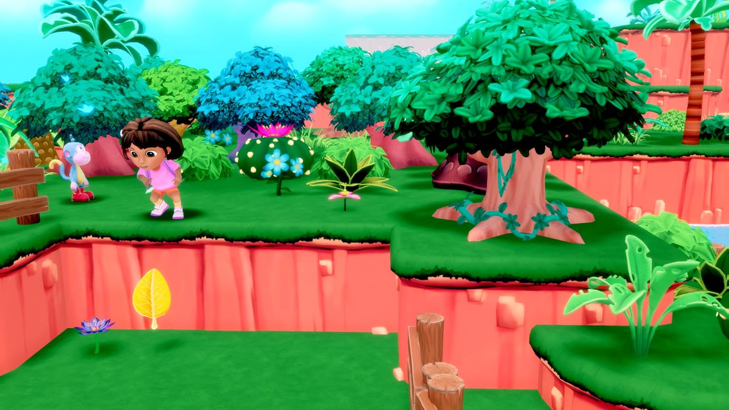 Detalle de Dora: Rainforest Rescue for Xbox Series X (Solo or Local Co-Op Adventure)