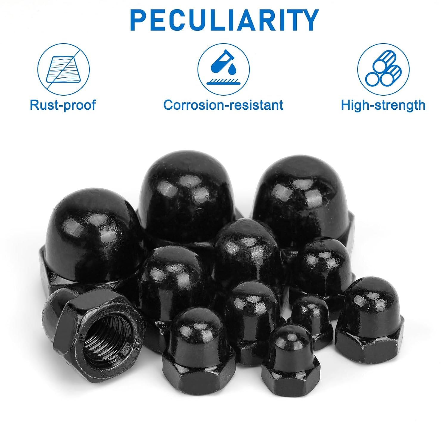 Detalle 2 de Vmute Acorn Cap Nuts, M10