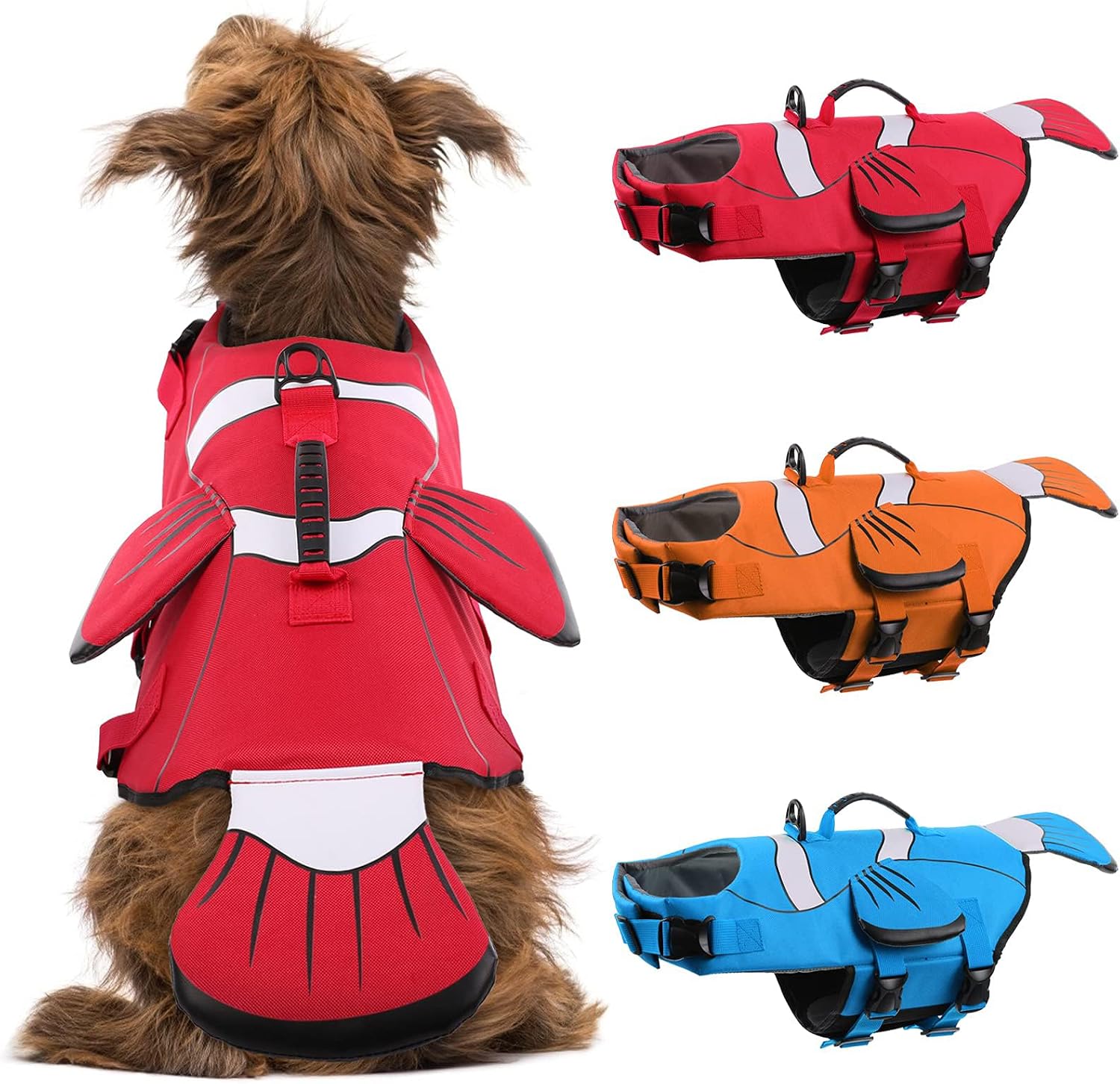 Detalle de DENTRUN Dog Life Jacket for S/M/L Dogs
