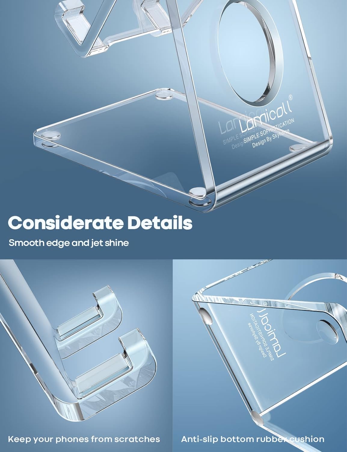 Thumbnail 4 de Lamicall Acrylic Phone Stand 4-8"