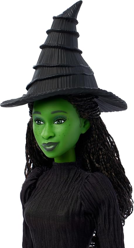 Detalle 2 de Mattel JLG48 Wicked Elphaba, muñeca cantarina
