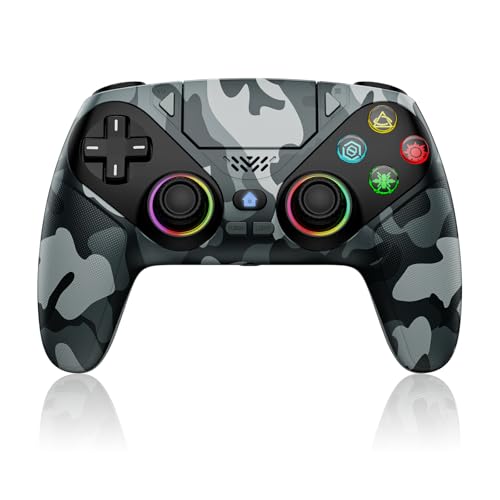 Imagen de Dinosoo RGB Wireless Controller for PS5/Pro/Slim/PC en OfertitasTOP