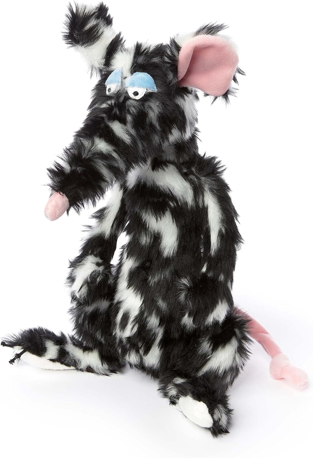 Detalle de SIGIKID 39609 Schiggi Miggi BeastsTown – pluszowy szczur, czarno-biały