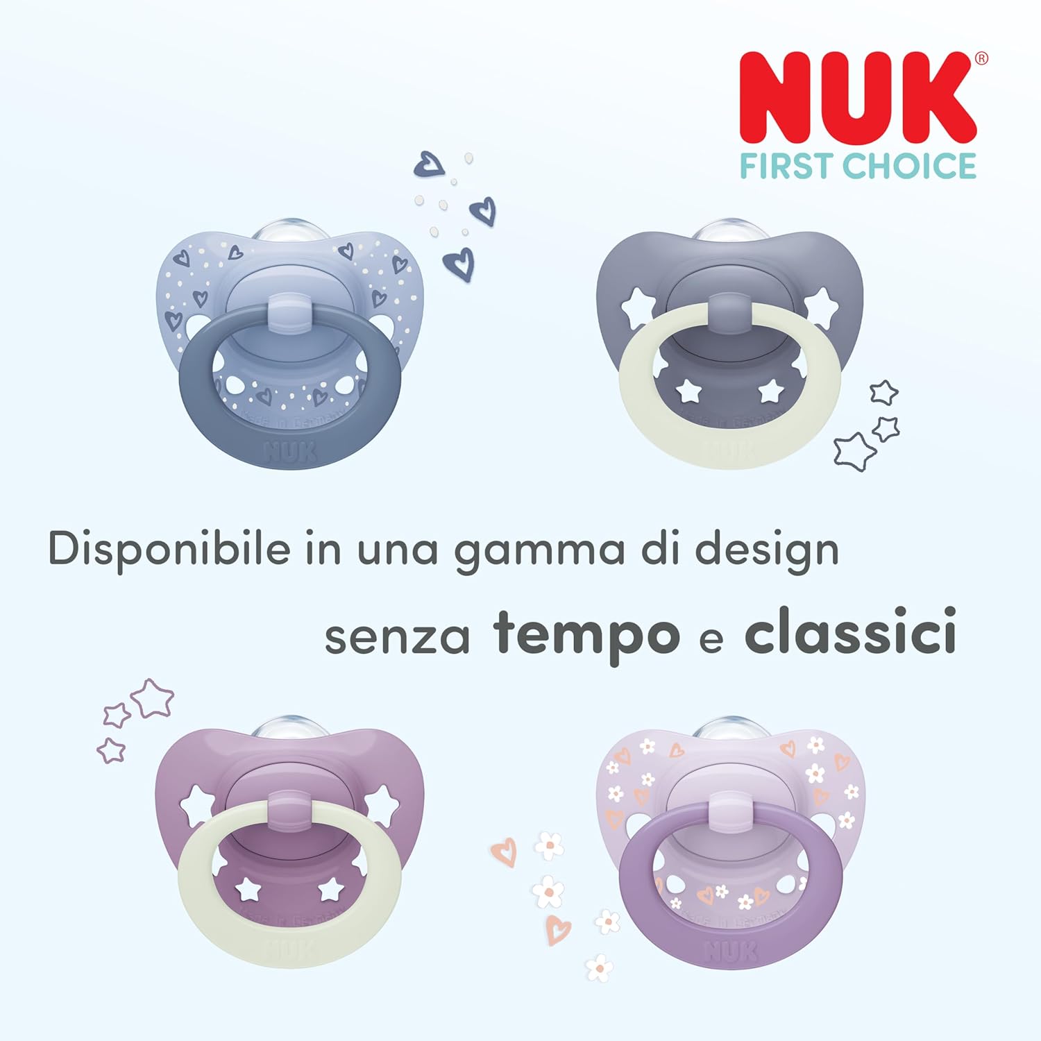 Detalle 2 de NUK First Choice Classic 6-18 mesi ciuccio blu