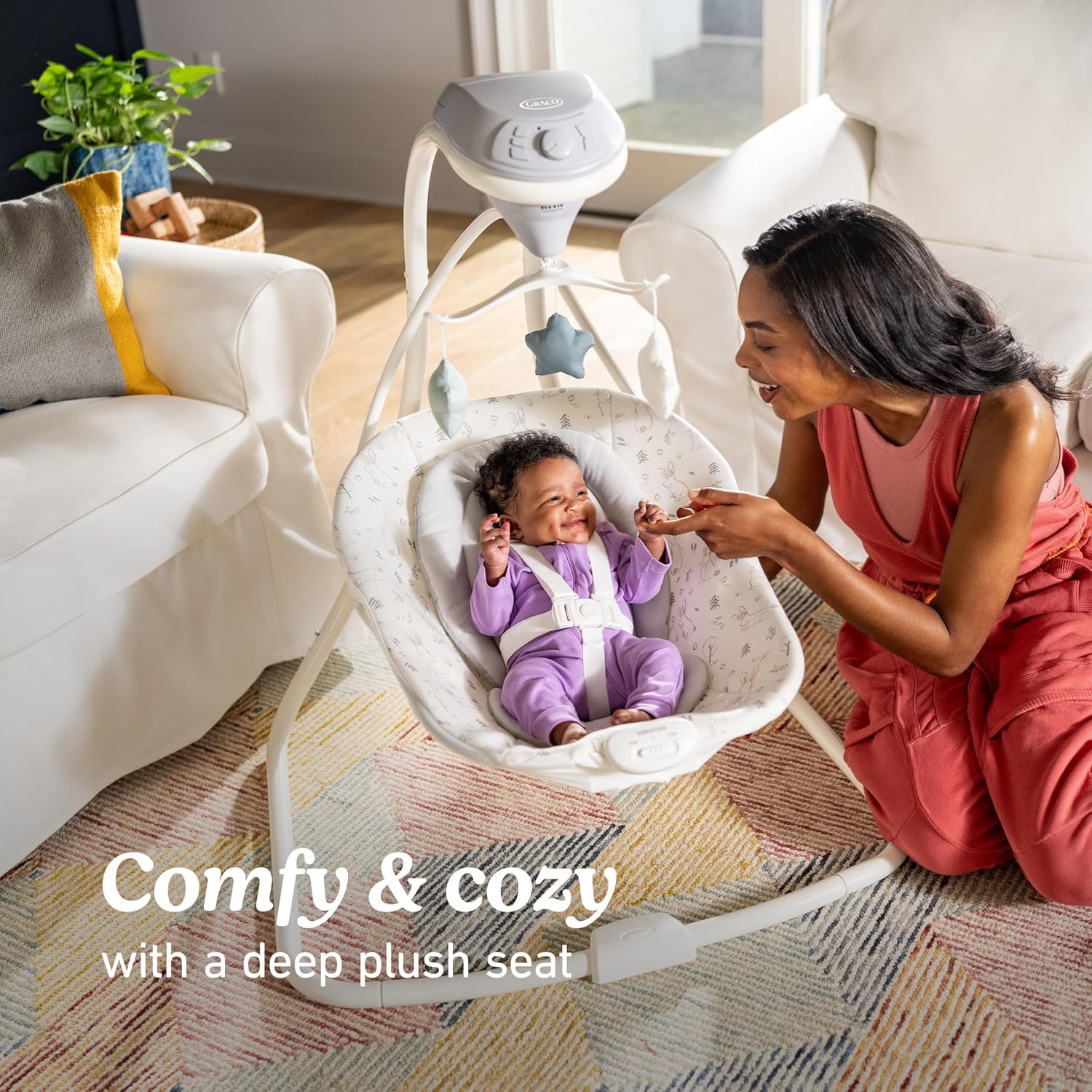 Thumbnail 3 de Graco Simple Sway Baby Swing 6 Speeds