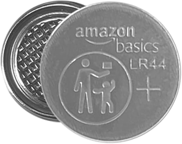 Detalle 2 de Amazon Basics Batterie a bottone LR44 1,5 V – confezione da 12