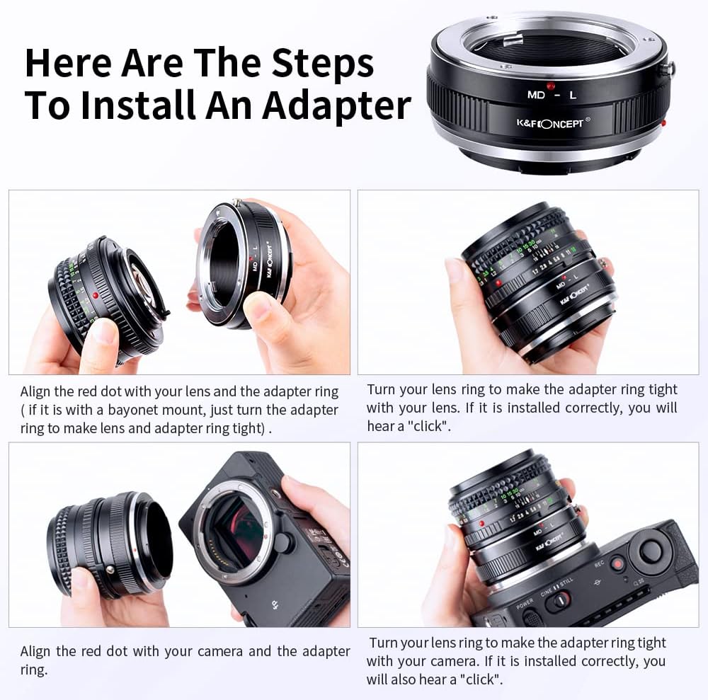 Thumbnail 4 de K&F CONCEPT MD-L Adapter für L‑Mount