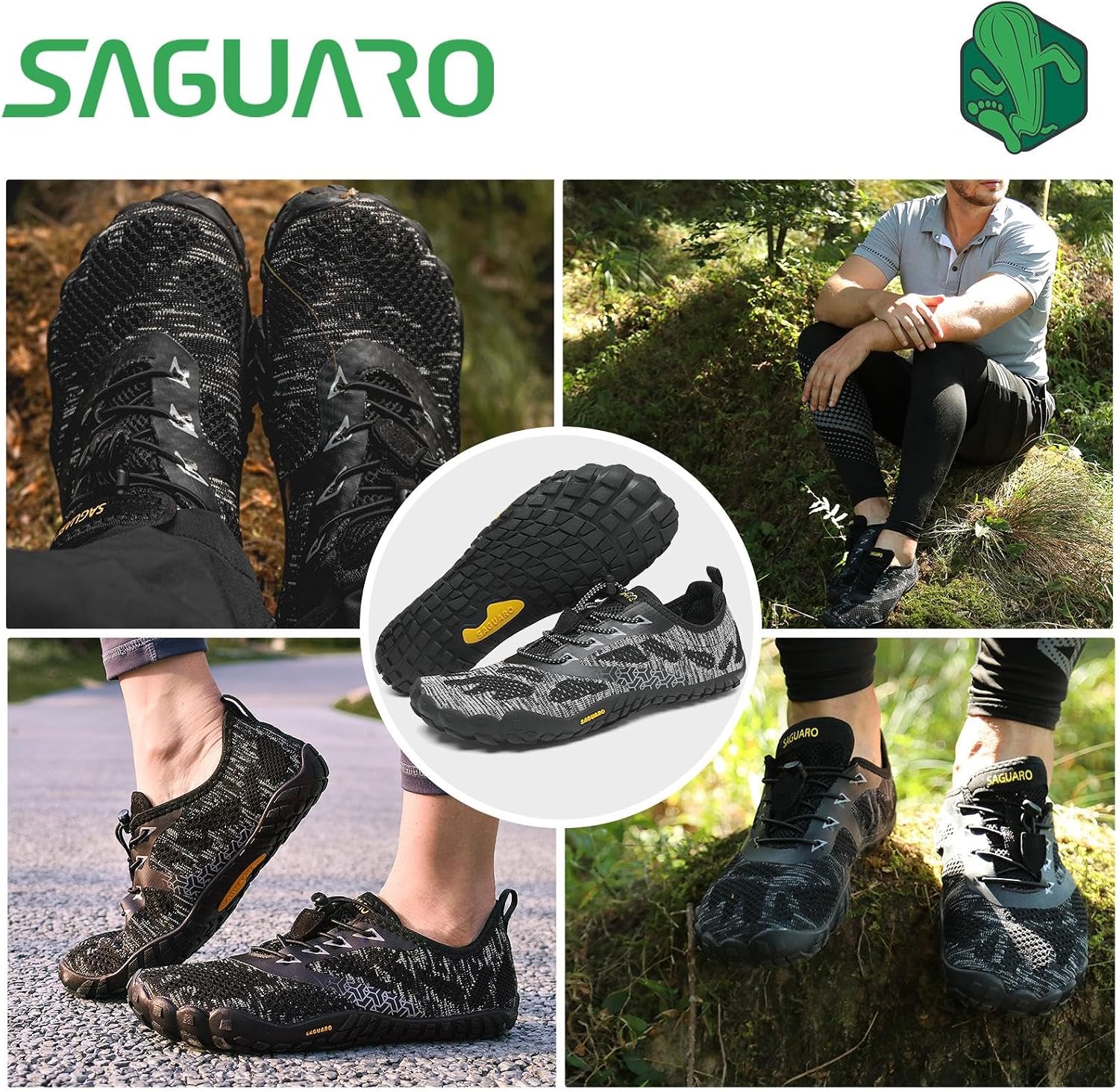 Detalle de SAGUARO Scarpe Barefoot Minimaliste Uomo Donna – Multisport, Comfort e Leggerezza