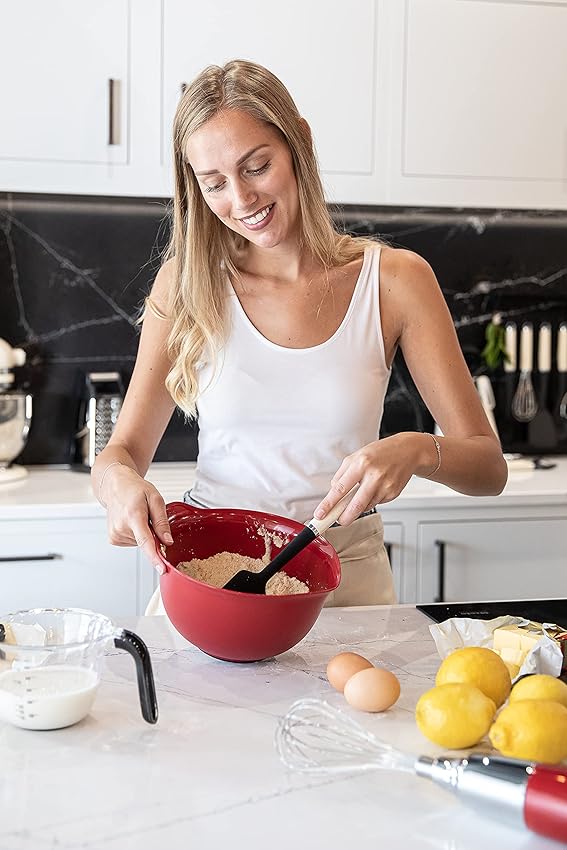 Thumbnail 4 de KitchenAid Espátula plana de silicona, negra 🍴