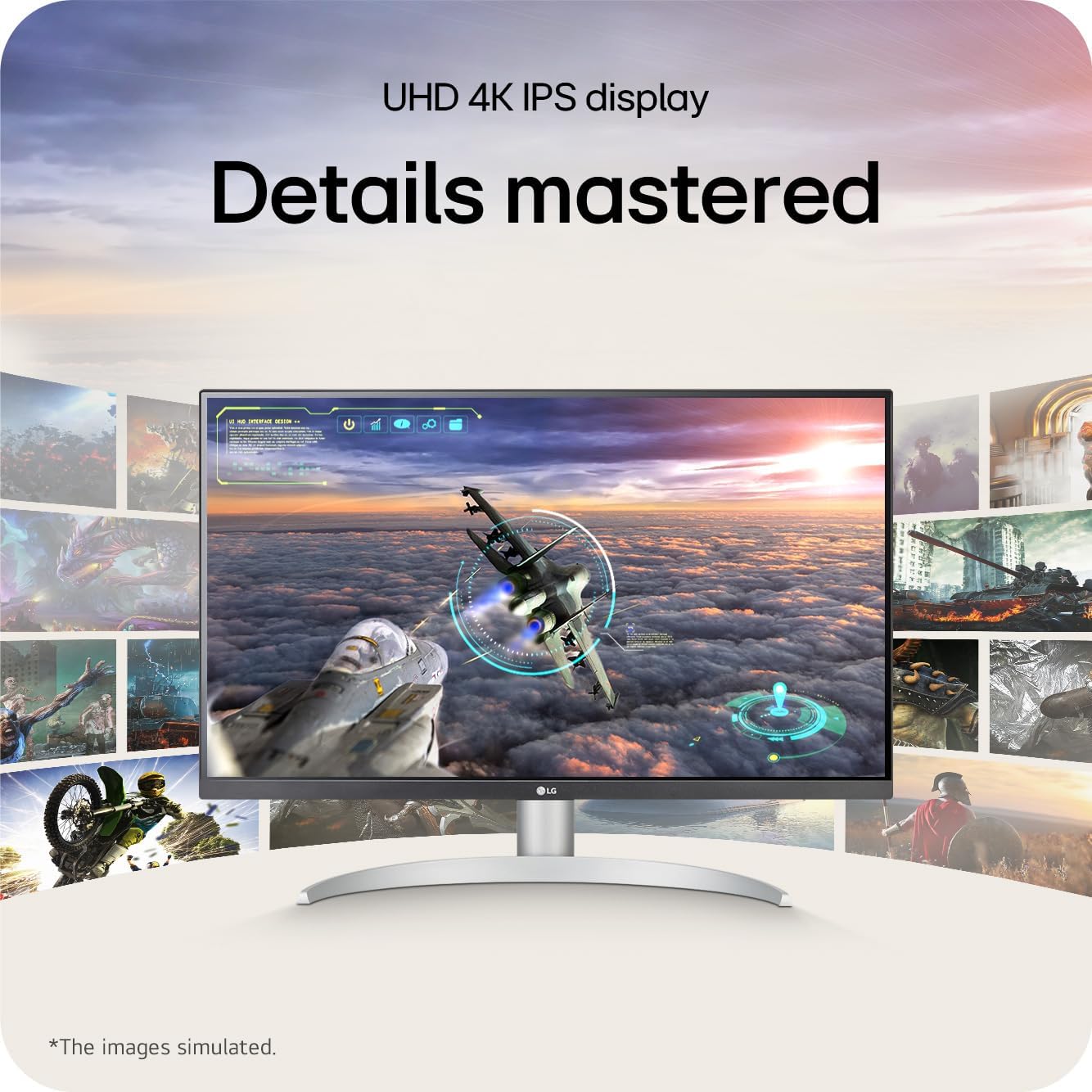 Detalle 2 de LG 27UP650K-W 27-inch Ultrafine 4K