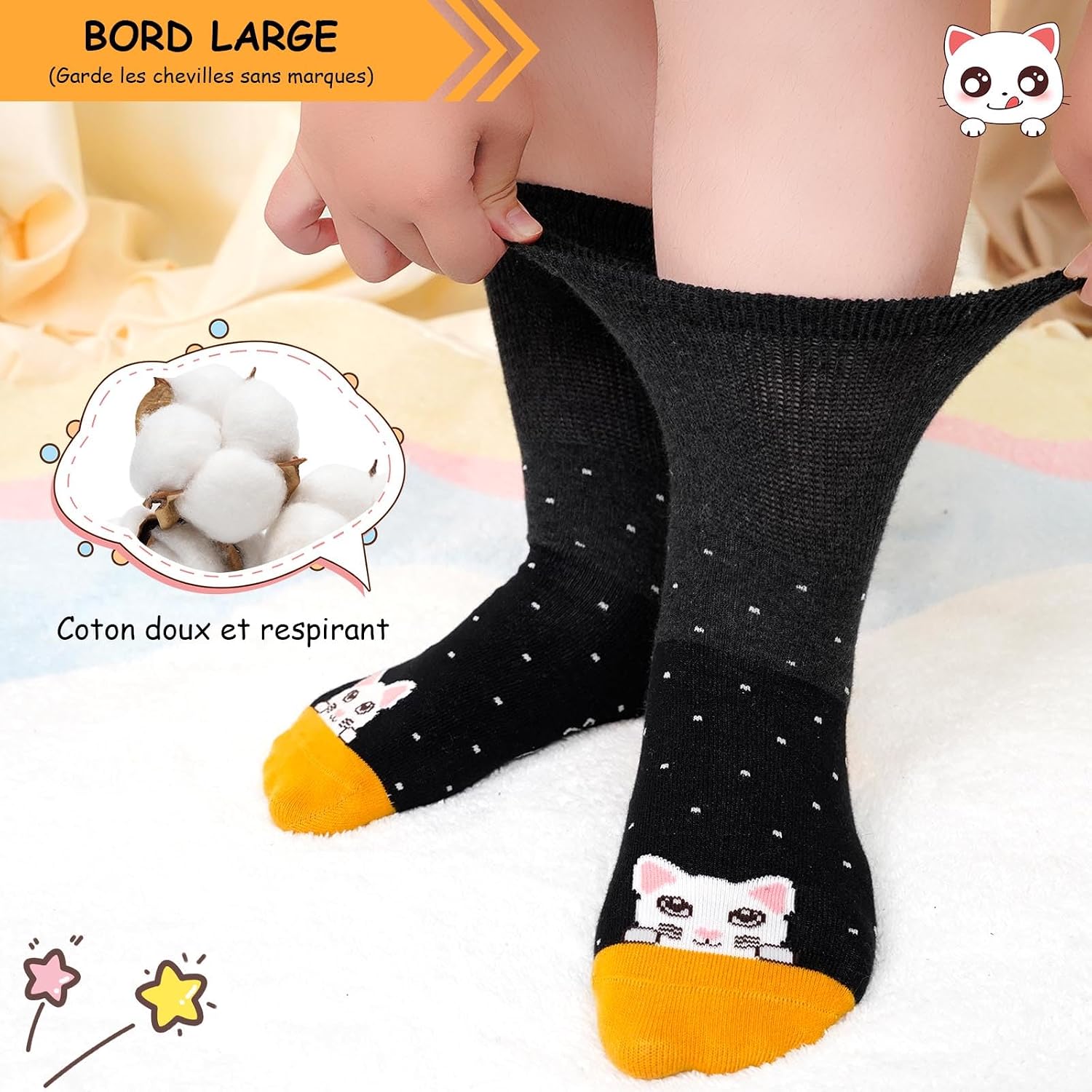 Thumbnail 3 de PUTUO Chaussettes Enfant 5 paires